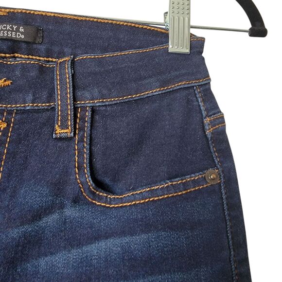 Lucky & Blessed Jeans – High Rise Bell Bottom Flare - Size 2 (Fit 26x34) - Picture 5 of 16